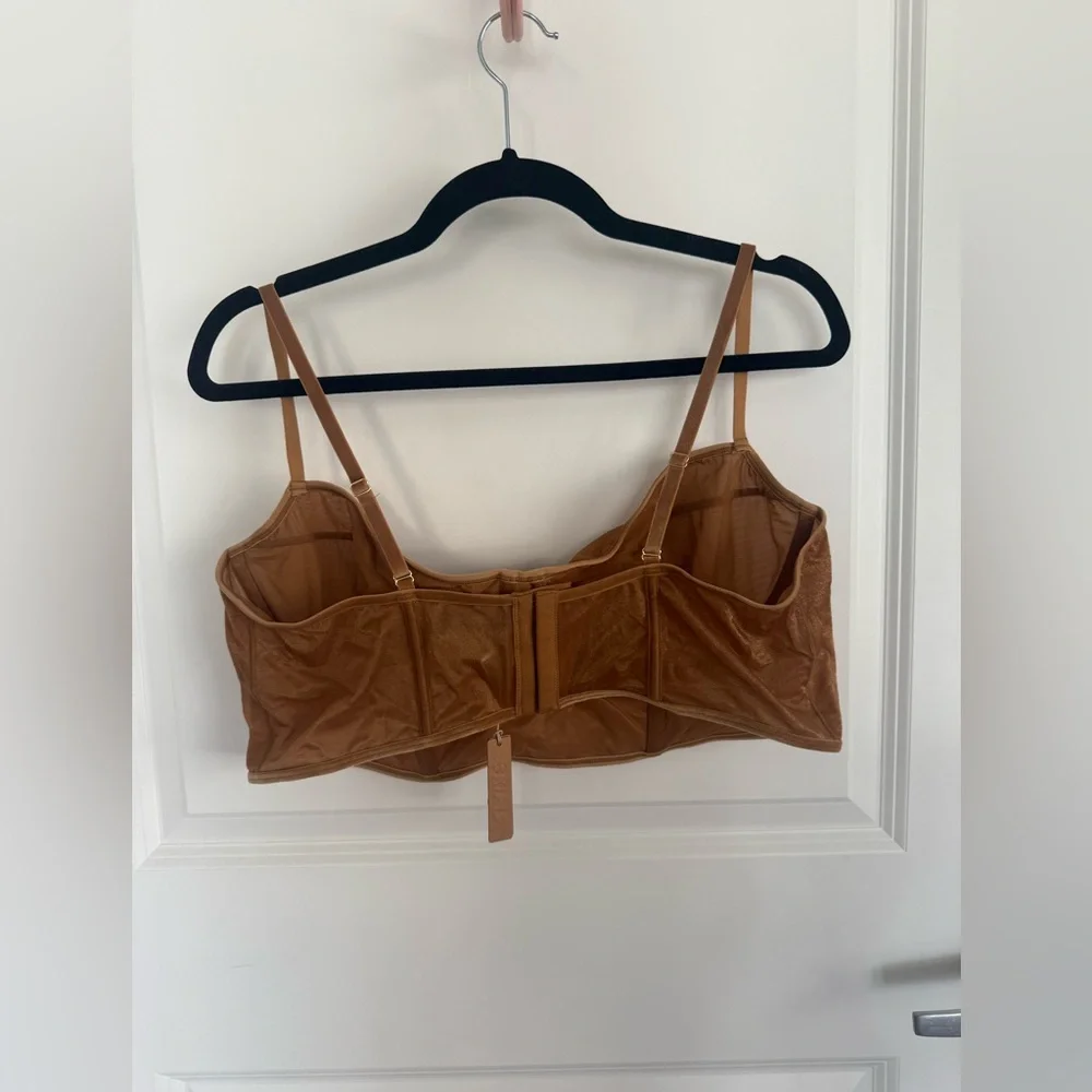 NWT SKIMS Glissenette Cropped Corset Top - Picture 2 of 5